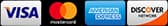Credit cards we accept