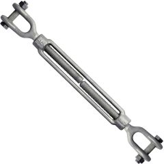 CHICAGO HARDWARE 03098 4 Turnbuckle,Jaw & Jaw,Galv,3/4 x 6 In 