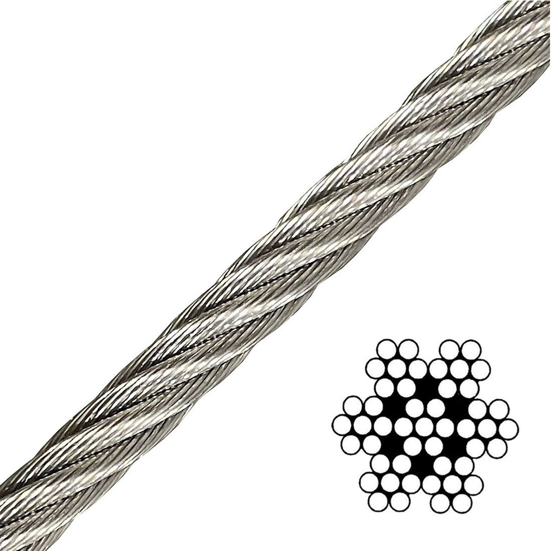 Stainless Steel Aircraft Cable | Stage Rigging Warehouse